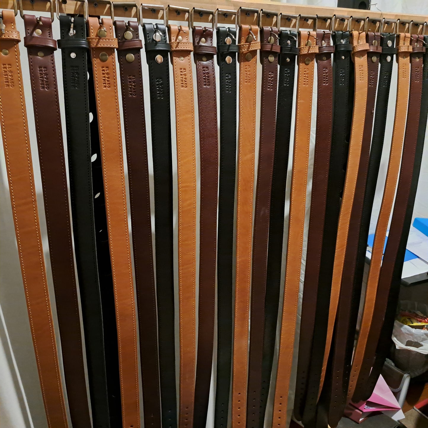 Double Leather Belt Plain