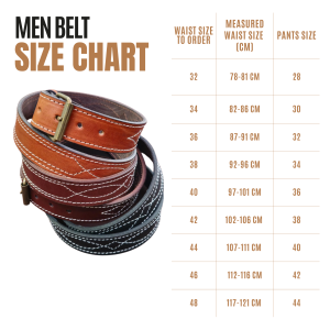 Double Leather Belt Plain